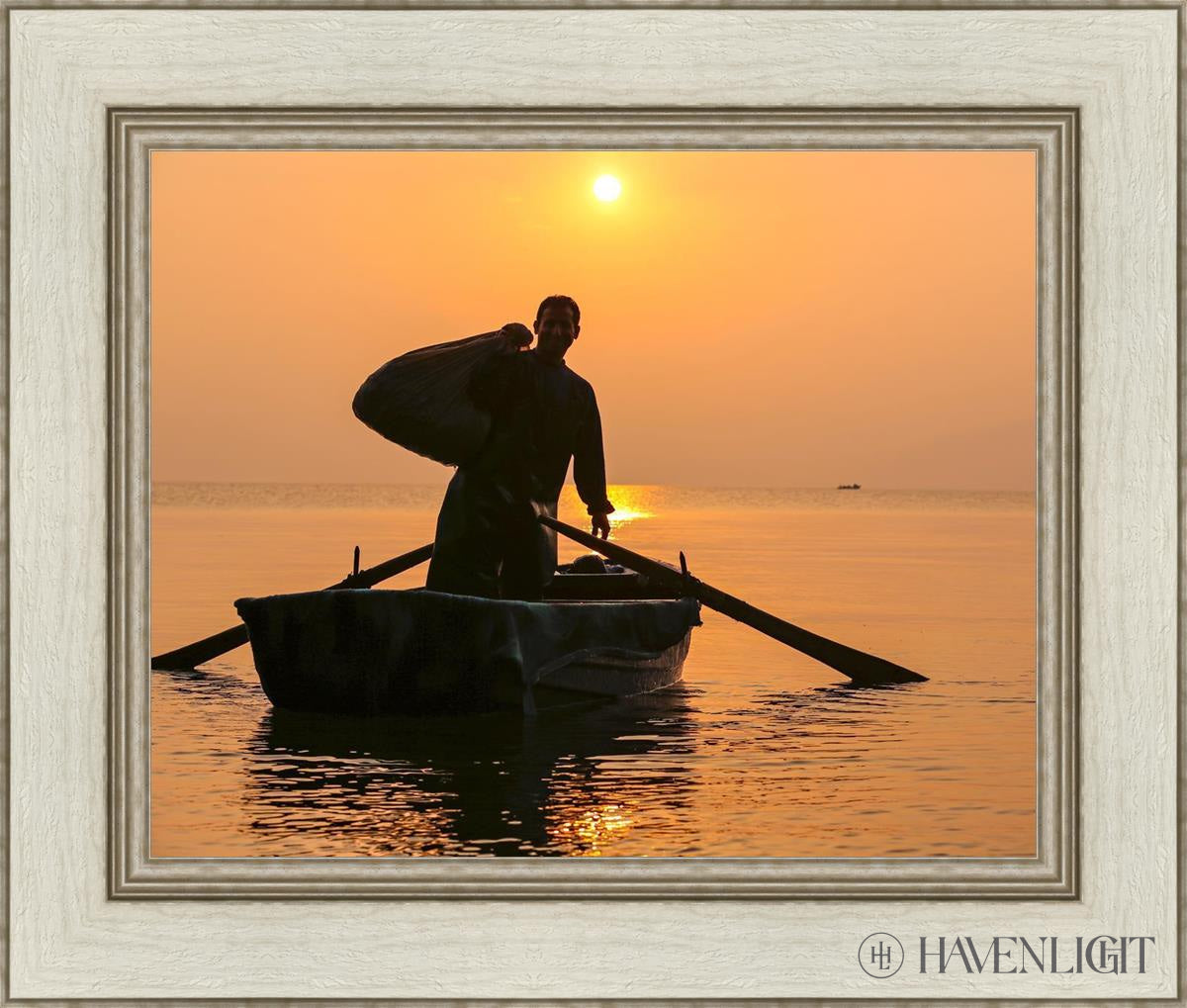 Plate 10 - Fishers Of Men Series 4 Open Edition Print / 20 X 16 Ivory 26 1/2 22 Art