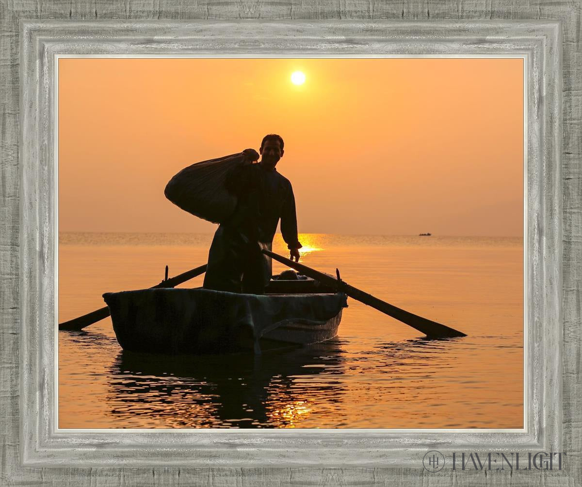 Plate 10 - Fishers Of Men Series 4 Open Edition Print / 20 X 16 Silver 24 3/4 Art