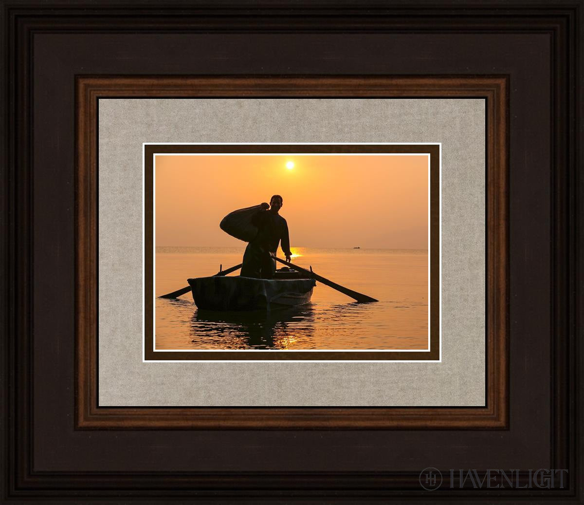 Plate 10 - Fishers Of Men Series 4 Open Edition Print / 7 X 5 Brown 14 3/4 12 Art