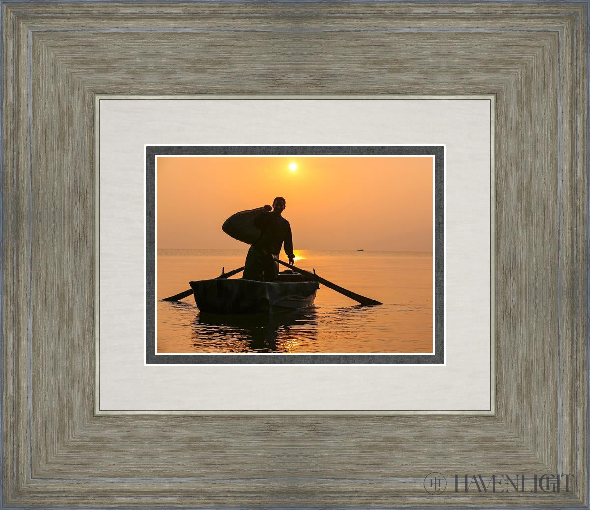 Plate 10 - Fishers Of Men Series 4 Open Edition Print / 7 X 5 Gray 14 3/4 12 Art