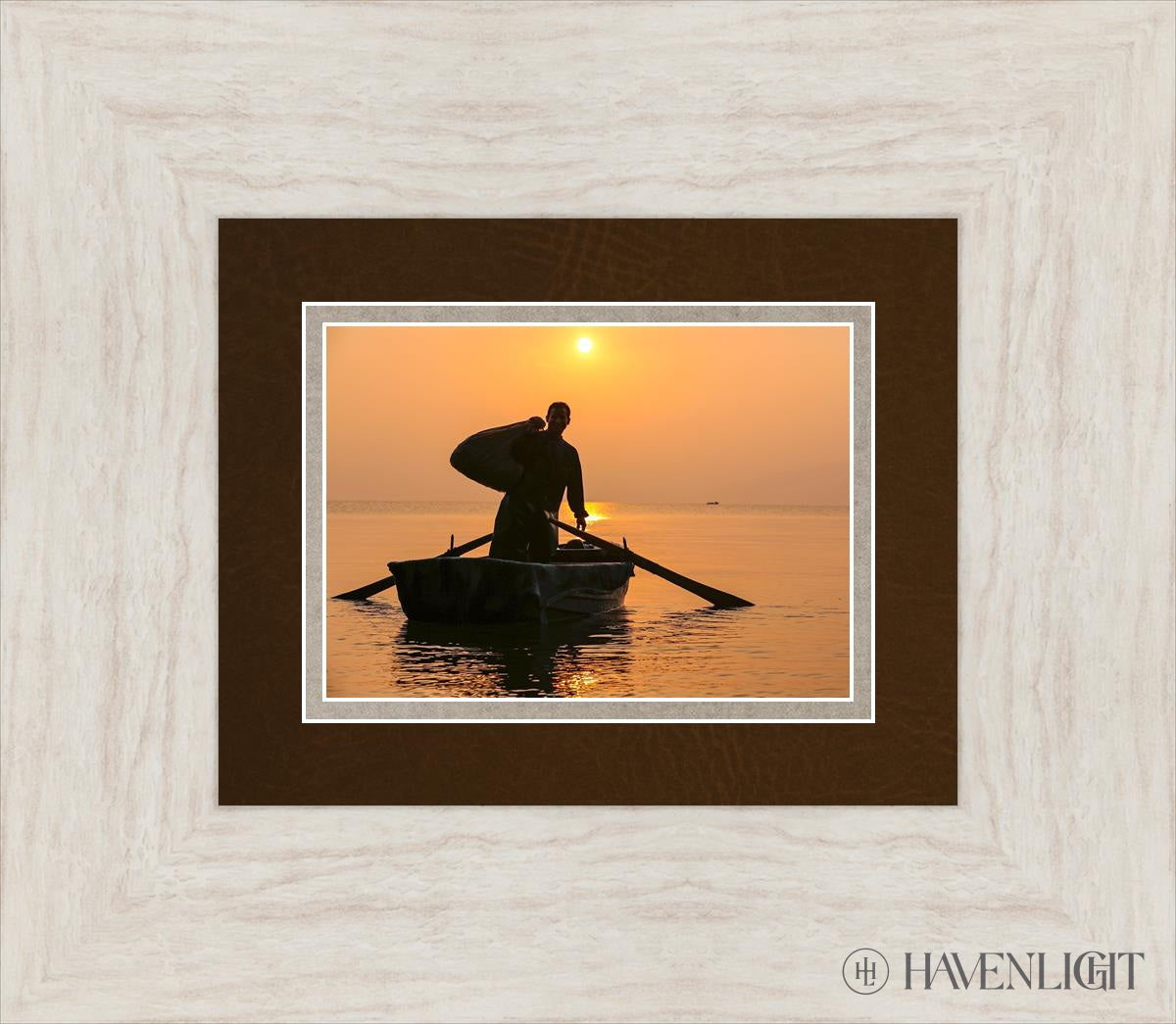 Plate 10 - Fishers Of Men Series 4 Open Edition Print / 7 X 5 Ivory 15 1/2 13 Art