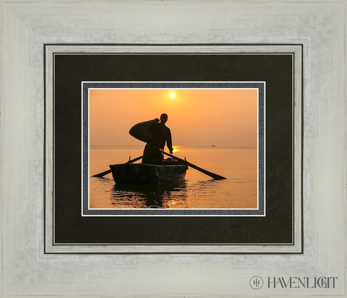 Plate 10 - Fishers Of Men Series 4 Open Edition Print / 7 X 5 Silver 14 1/4 12 Art