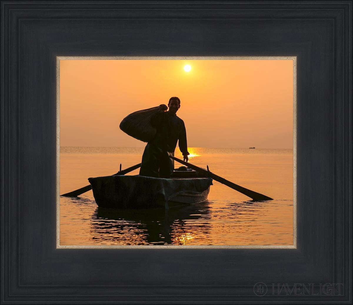 Plate 10 - Fishers Of Men Series 4 Open Edition Print / X 8 Black 14 3/4 12 Art