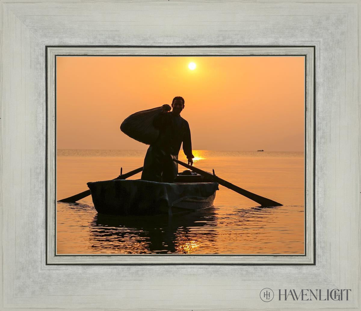 Plate 10 - Fishers Of Men Series 4 Open Edition Print / X 8 Silver 14 1/4 12 Art
