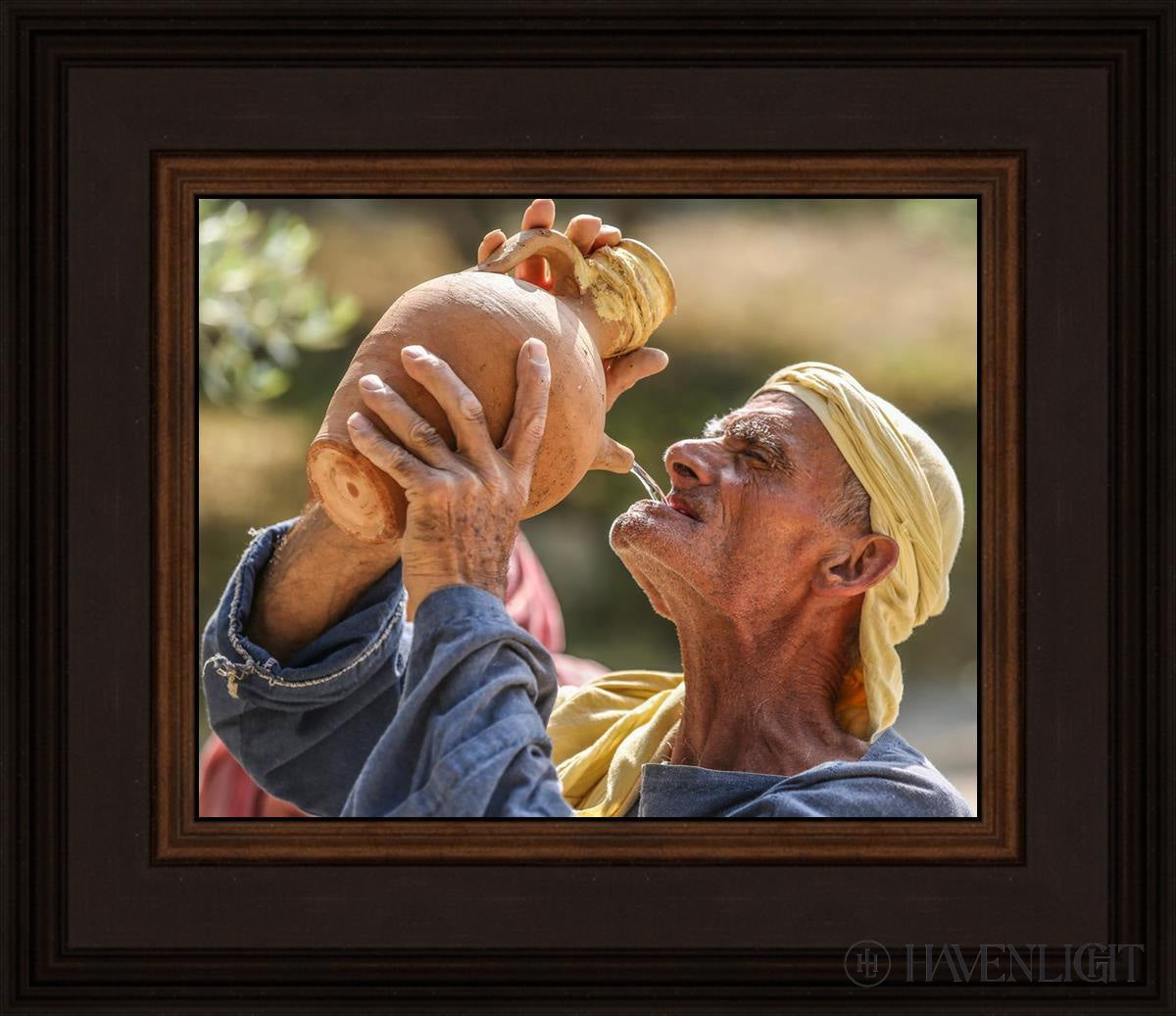 Plate 12 - The Shepherd Thirsts Open Edition Print / 10 X 8 Brown 14 3/4 Art