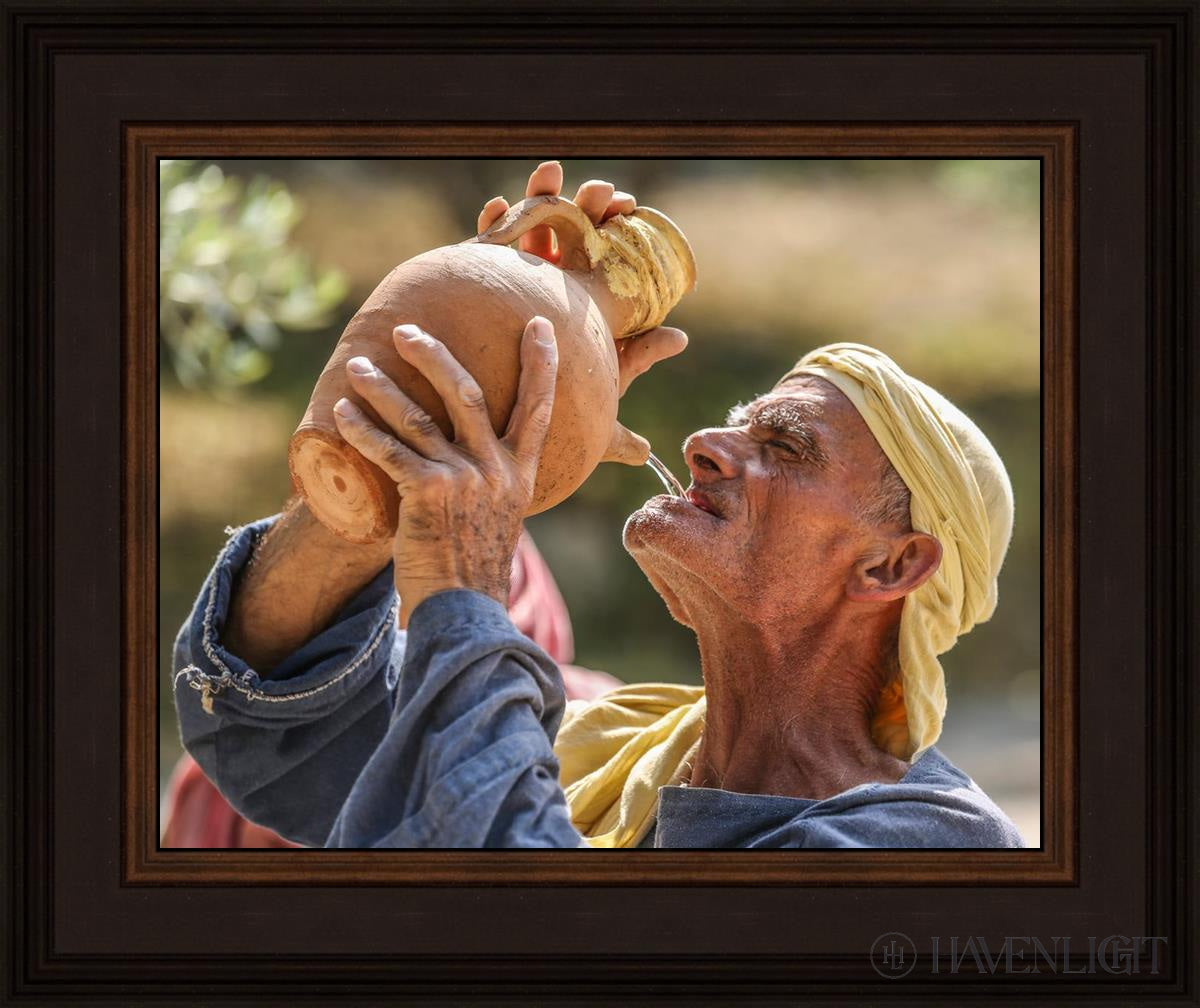 Plate 12 - The Shepherd Thirsts Open Edition Print / 14 X 11 Brown 18 3/4 15 Art