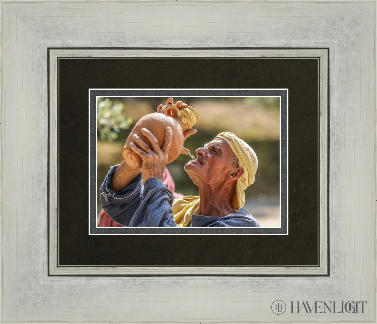 Plate 12 - The Shepherd Thirsts Open Edition Print / 7 X 5 Silver 14 1/4 Art