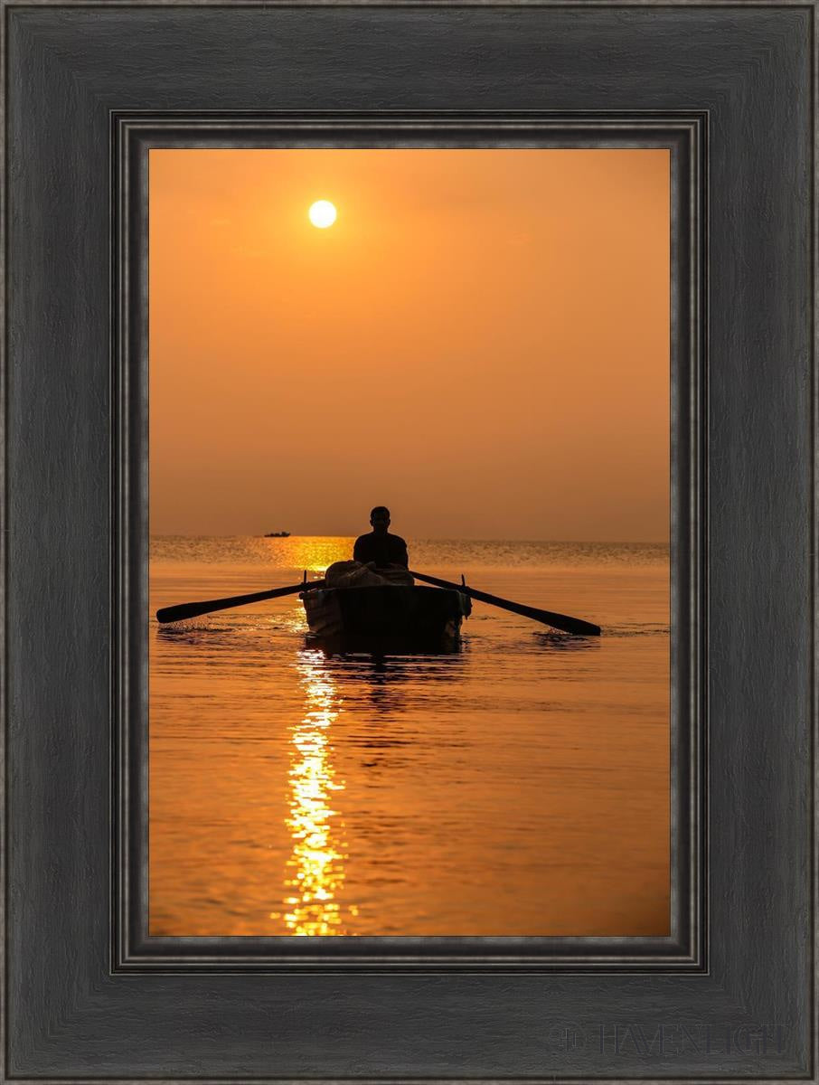 Plate 7 - Fishers Of Men Series 2 Open Edition Canvas / 12 X 18 Black 1/2 24 Art