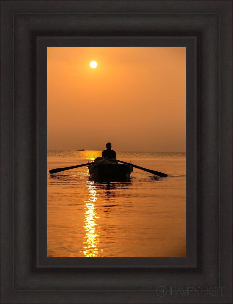 Plate 7 - Fishers Of Men Series 2 Open Edition Canvas / 12 X 18 Brown 19 3/4 25 Art