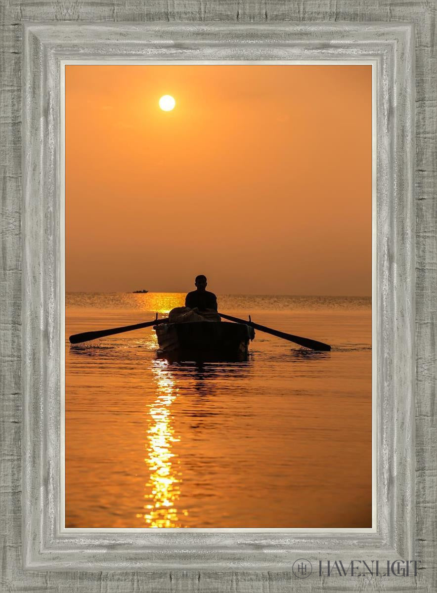 Plate 7 - Fishers Of Men Series 2 Open Edition Canvas / 12 X 18 Silver 16 3/4 22 Art