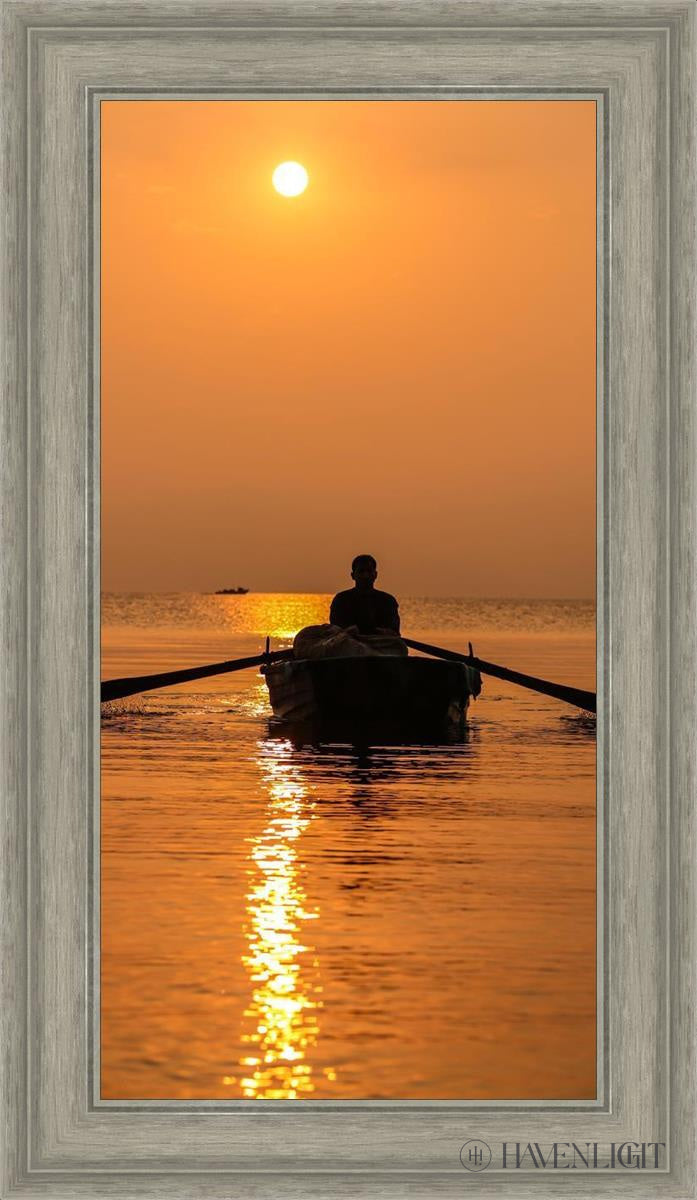 Plate 7 - Fishers Of Men Series 2 Open Edition Canvas / 15 X 30 Gray 20 3/4 35 Art