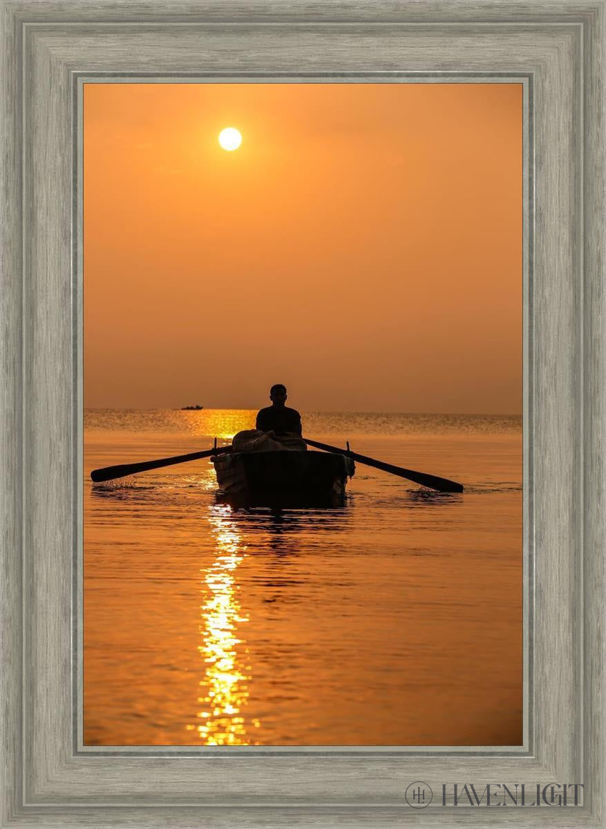 Plate 7 - Fishers Of Men Series 2 Open Edition Canvas / 16 X 24 Gray 21 3/4 29 Art