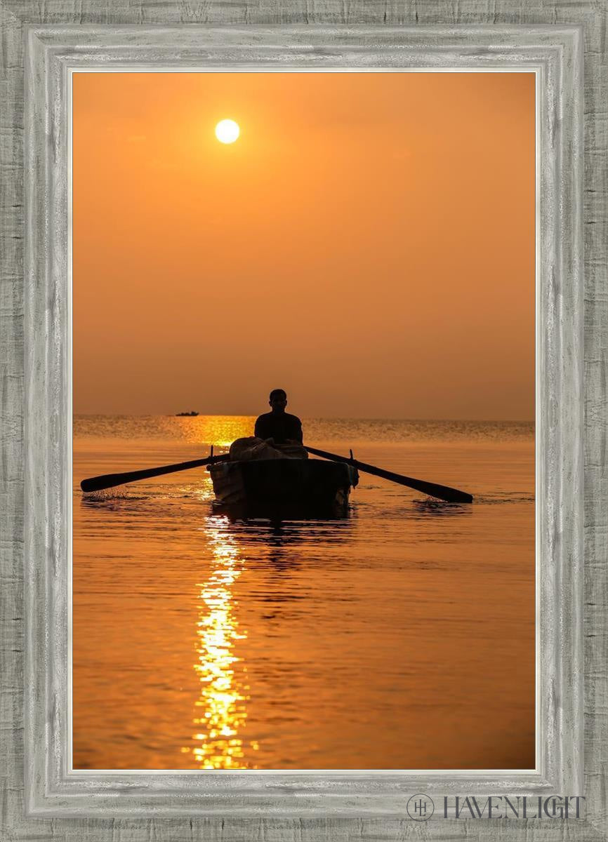 Plate 7 - Fishers Of Men Series 2 Open Edition Canvas / 16 X 24 Silver 20 3/4 28 Art