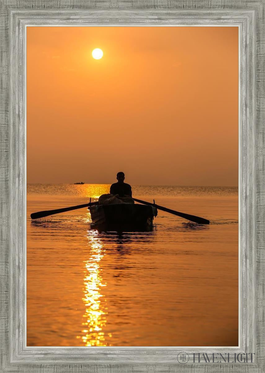 Plate 7 - Fishers Of Men Series 2 Open Edition Canvas / 20 X 30 Silver 24 3/4 34 Art