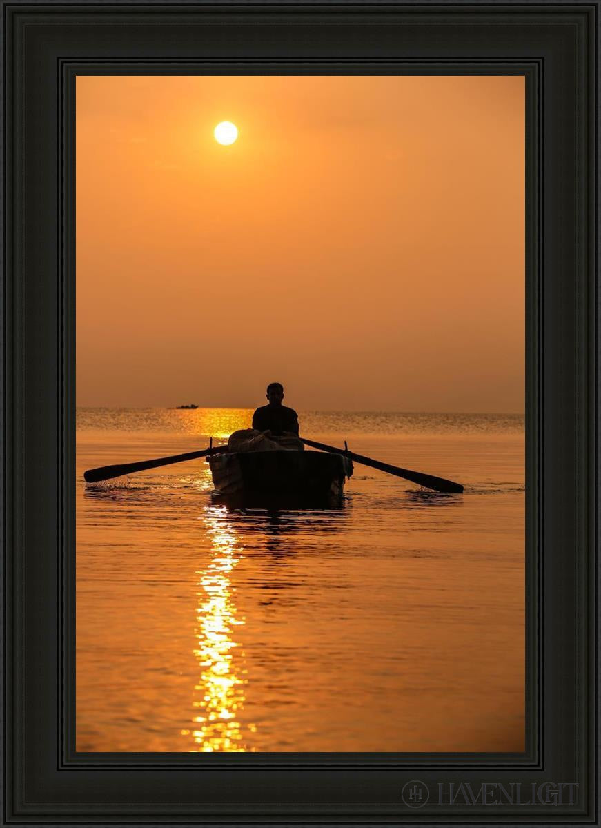 Plate 7 - Fishers Of Men Series 2 Open Edition Canvas / 24 X 36 Black 31 3/4 43 Art