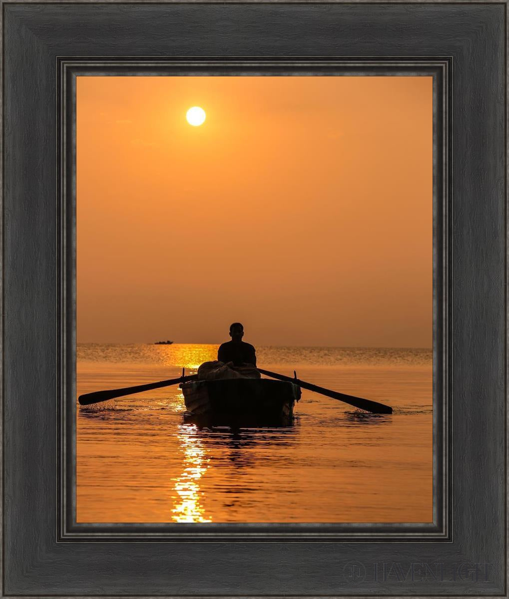 Plate 7 - Fishers Of Men Series 2 Open Edition Print / 16 X 20 Black 22 1/2 26 Art