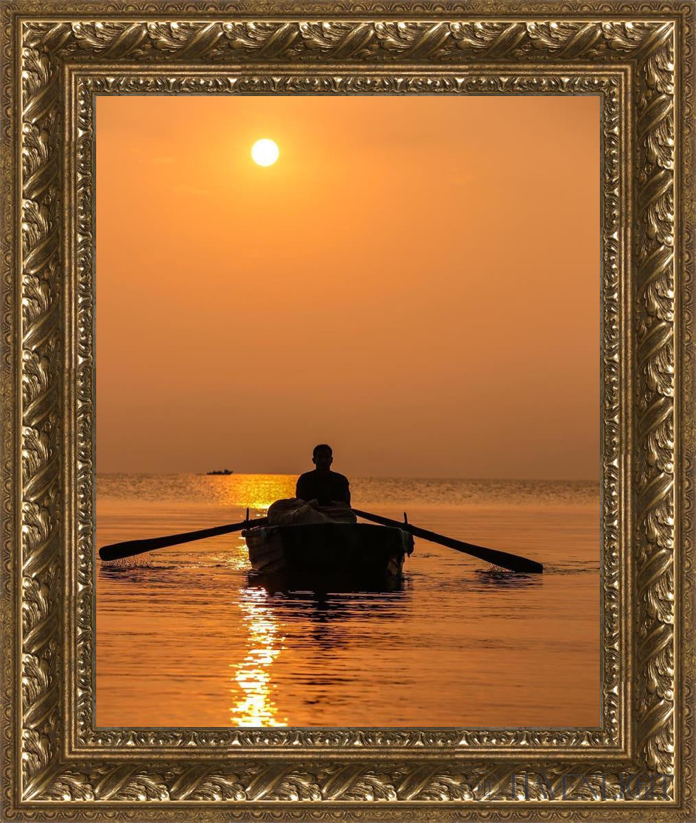 Plate 7 - Fishers Of Men Series 2 Open Edition Print / 16 X 20 Gold 21 3/4 25 Art