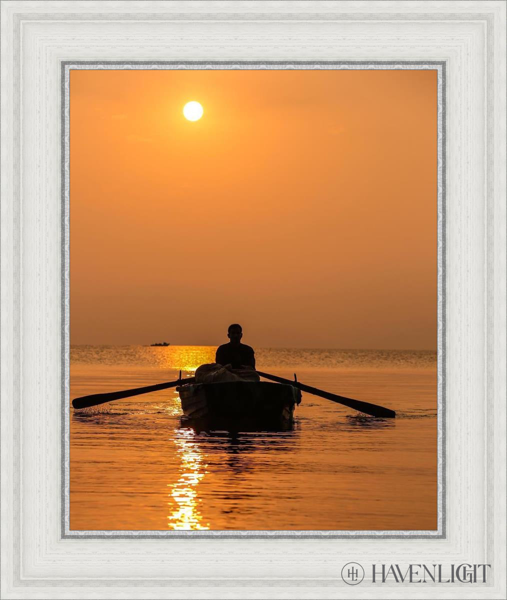 Plate 7 - Fishers Of Men Series 2 Open Edition Print / 16 X 20 White 21 3/4 25 Art