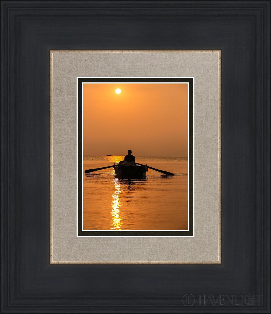 Plate 7 - Fishers Of Men Series 2 Open Edition Print / 5 X Black 12 3/4 14 Art