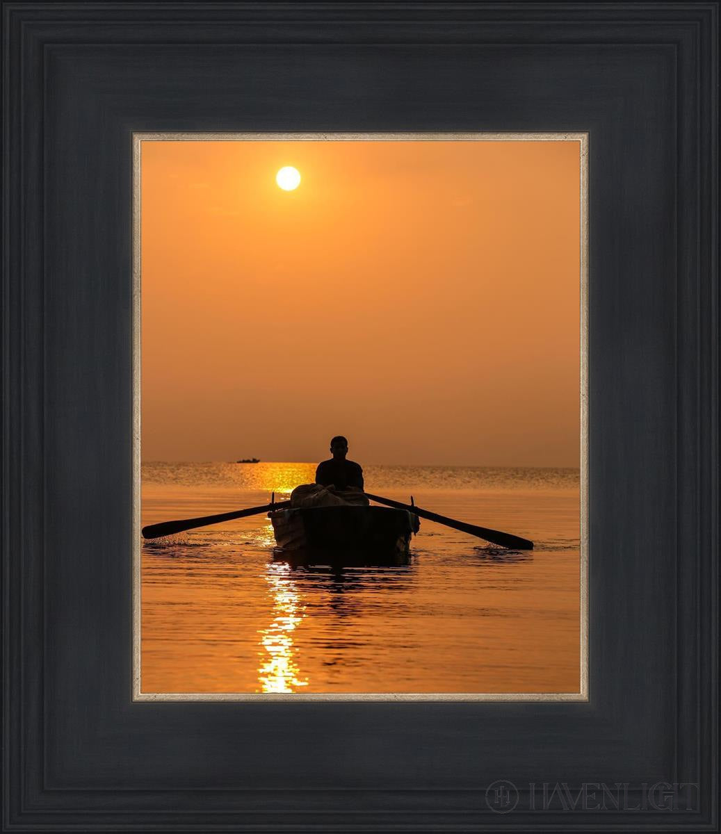 Plate 7 - Fishers Of Men Series 2 Open Edition Print / 8 X 10 Black 12 3/4 14 Art