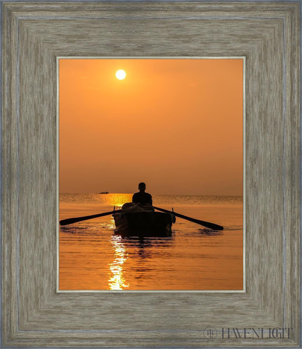 Plate 7 - Fishers Of Men Series 2 Open Edition Print / 8 X 10 Gray 12 3/4 14 Art