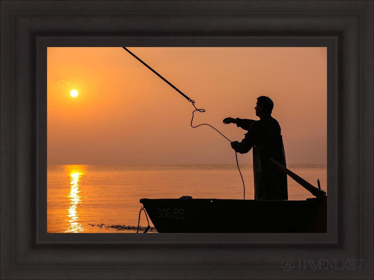 Plate 8 - Fishers Of Men Series 3 Open Edition Canvas / 24 X 16 Brown 31 3/4 23 Art