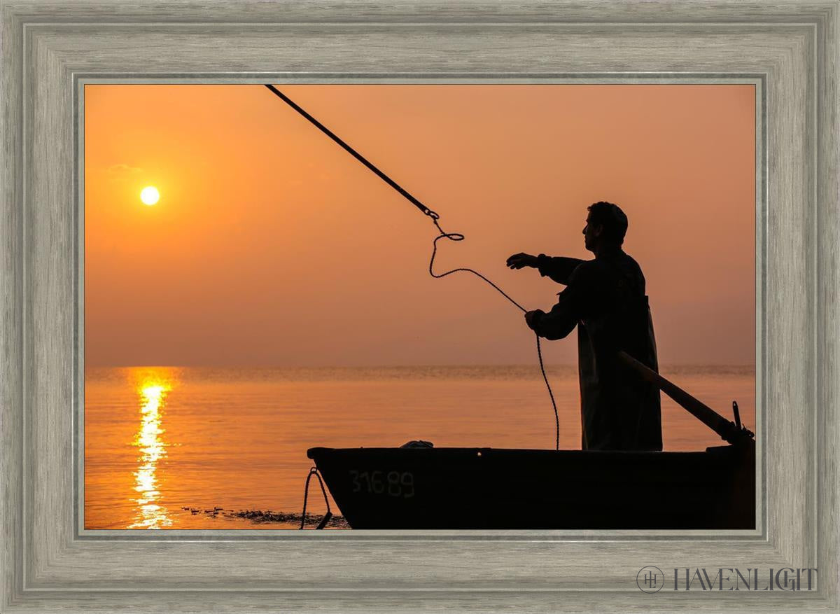 Plate 8 - Fishers Of Men Series 3 Open Edition Canvas / 24 X 16 Gray 29 3/4 21 Art