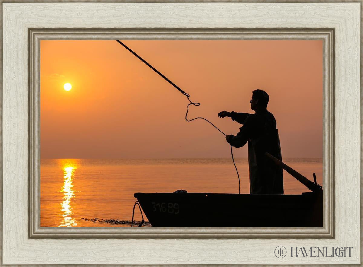 Plate 8 - Fishers Of Men Series 3 Open Edition Canvas / 24 X 16 Ivory 30 1/2 22 Art