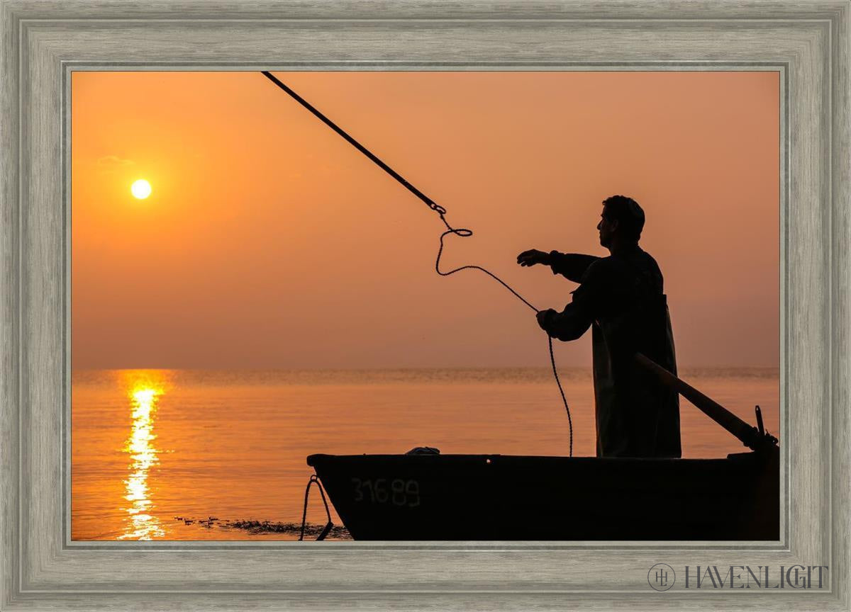 Plate 8 - Fishers Of Men Series 3 Open Edition Canvas / 30 X 20 Gray 35 3/4 25 Art