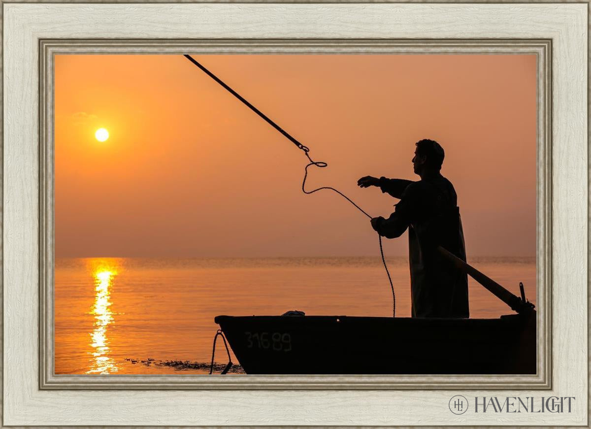 Plate 8 - Fishers Of Men Series 3 Open Edition Canvas / 30 X 20 Ivory 36 1/2 26 Art