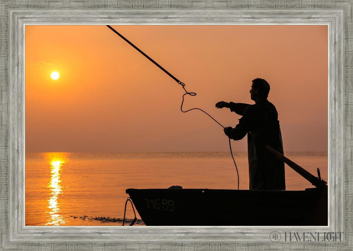 Plate 8 - Fishers Of Men Series 3 Open Edition Canvas / 30 X 20 Silver 34 3/4 24 Art