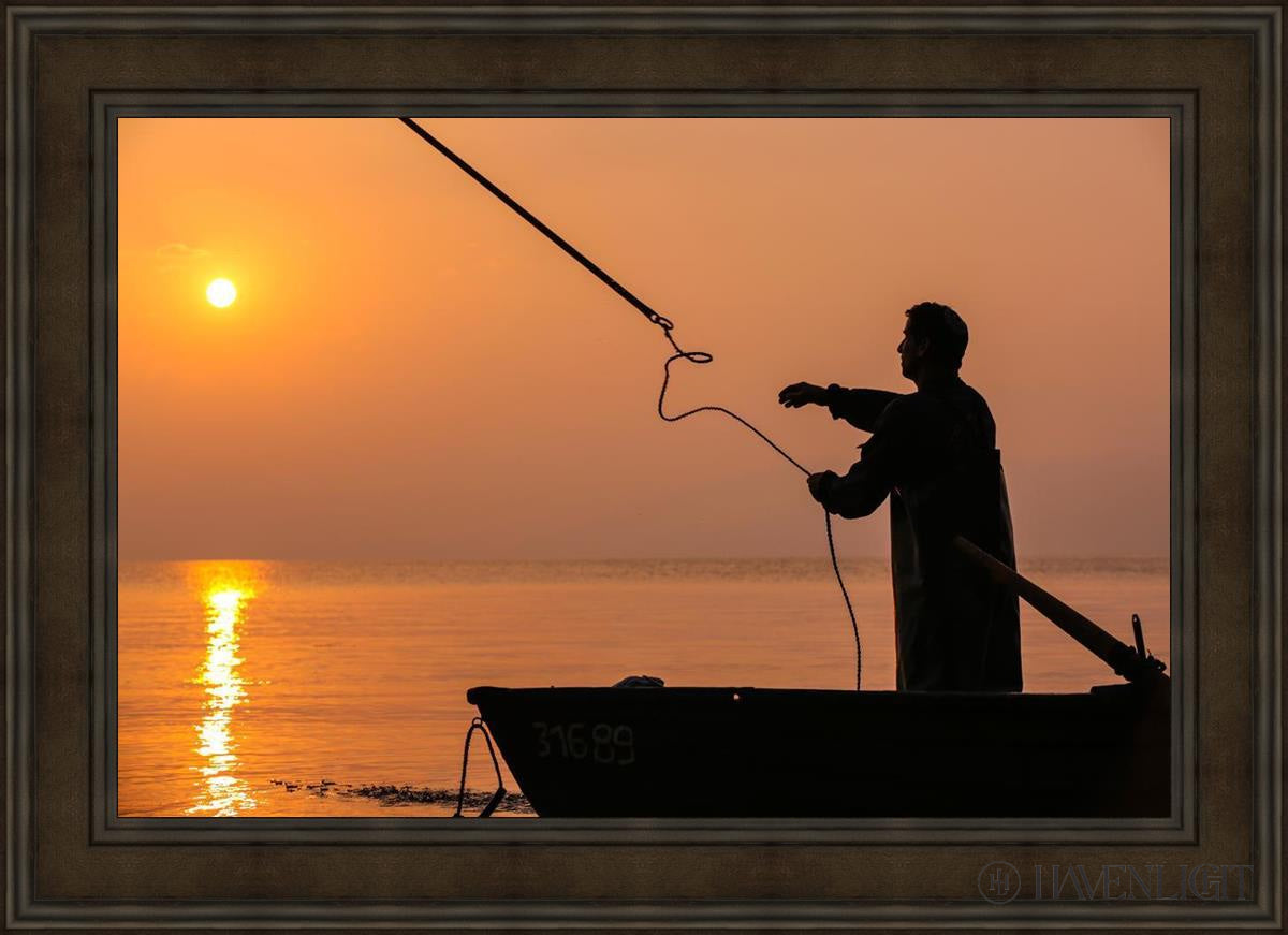 Plate 8 - Fishers Of Men Series 3 Open Edition Canvas / 36 X 24 Brown 43 3/4 31 Art