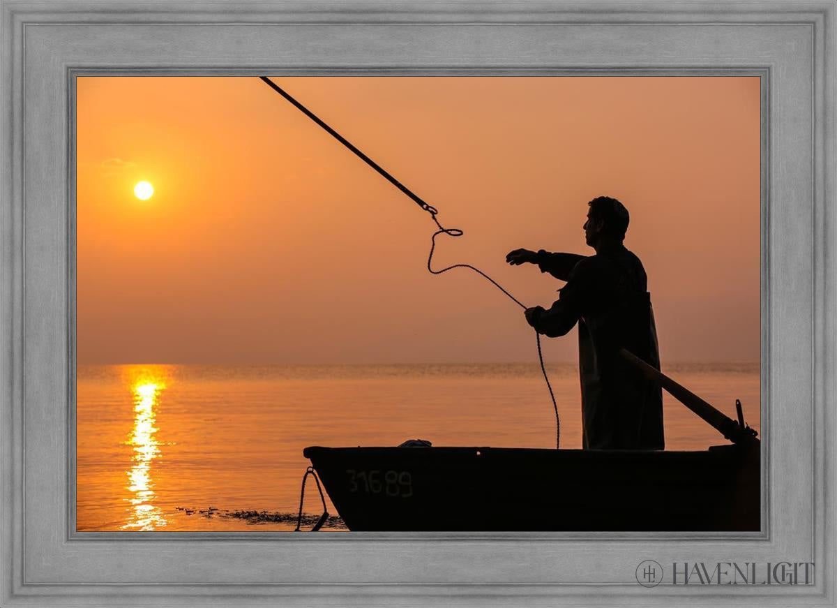 Plate 8 - Fishers Of Men Series 3 Open Edition Canvas / 36 X 24 Gray 43 3/4 31 Art