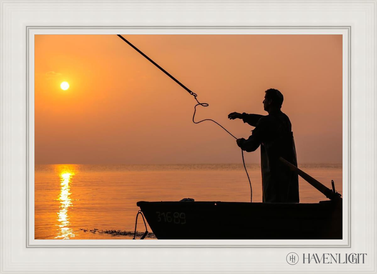 Plate 8 - Fishers Of Men Series 3 Open Edition Canvas / 36 X 24 White 43 3/4 31 Art