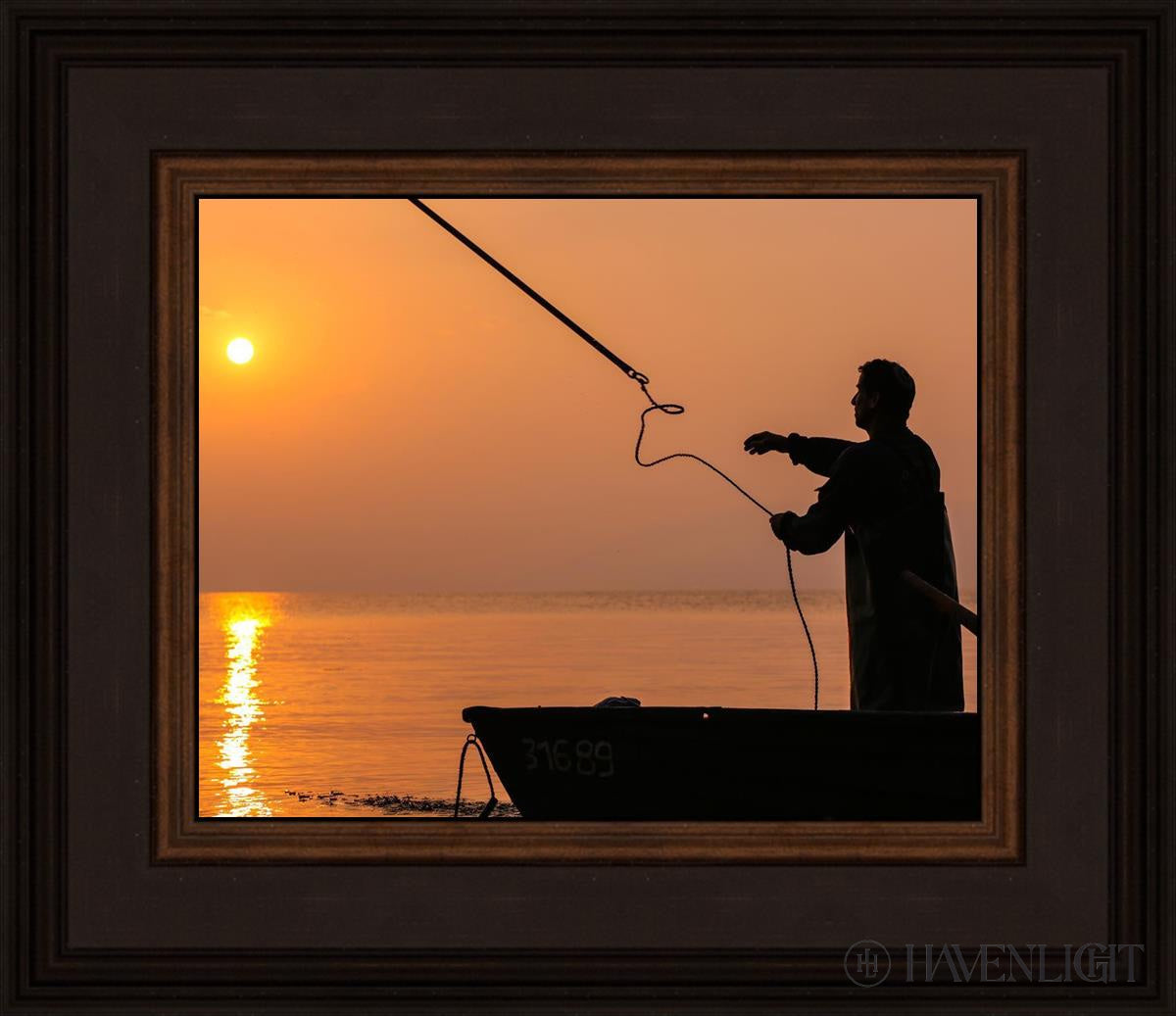 Plate 8 - Fishers Of Men Series 3 Open Edition Print / 10 X Brown 14 3/4 12 Art