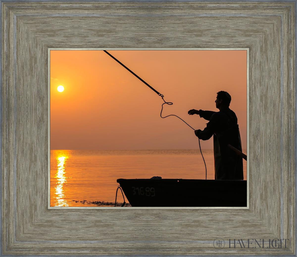 Plate 8 - Fishers Of Men Series 3 Open Edition Print / 10 X Gray 14 3/4 12 Art