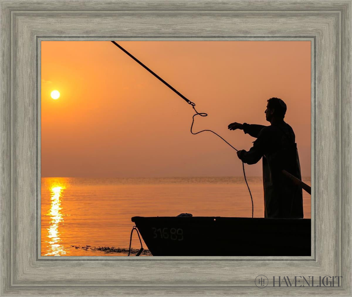 Plate 8 - Fishers Of Men Series 3 Open Edition Print / 20 X 16 Gray 25 3/4 21 Art