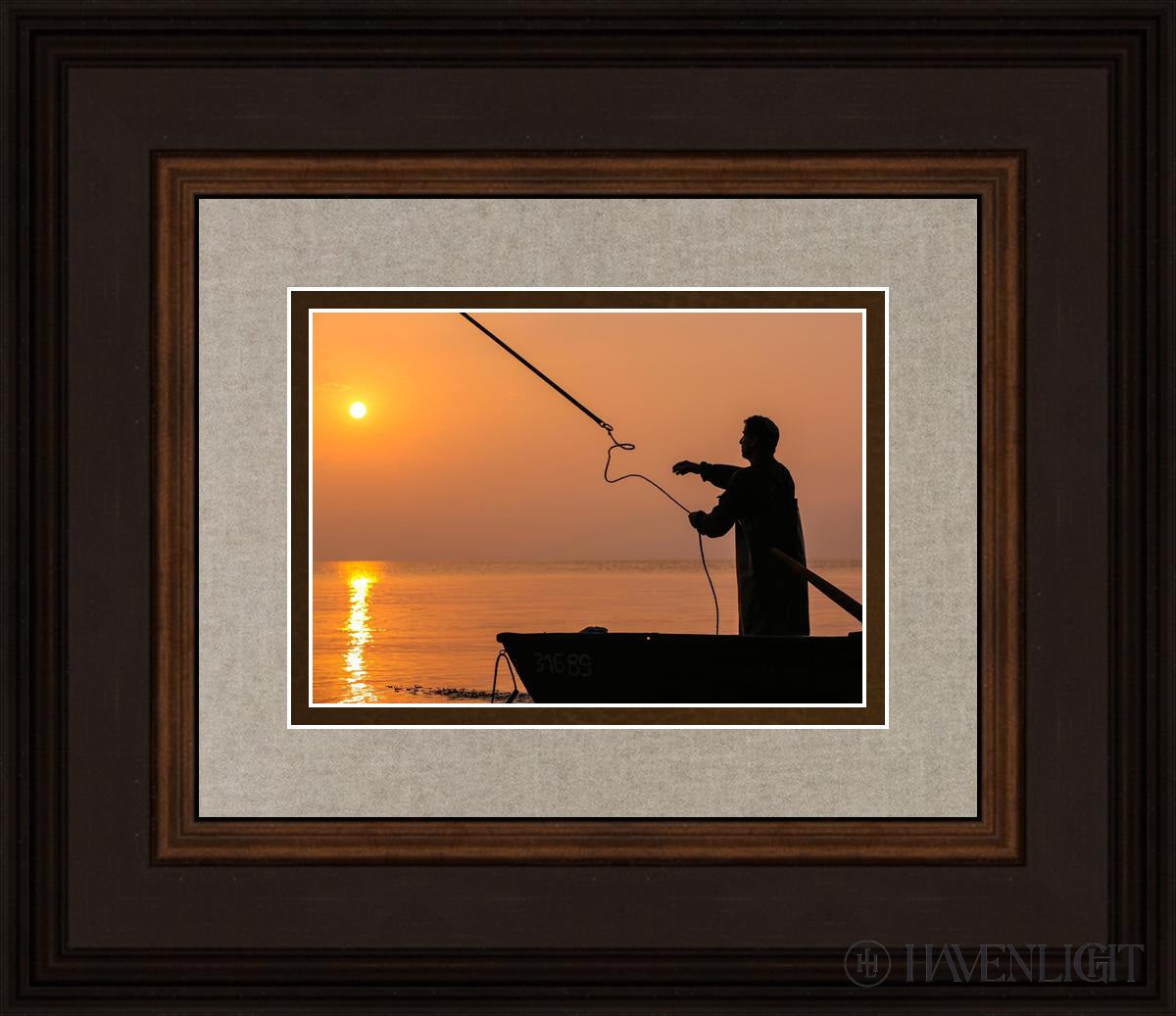 Plate 8 - Fishers Of Men Series 3 Open Edition Print / 7 X 5 Brown 14 3/4 12 Art