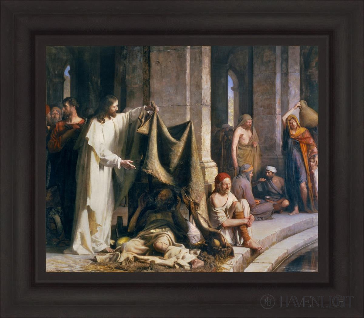 Pool Of Bethesda Open Edition Canvas / 24 X 20 Brown 31 3/4 27 Art