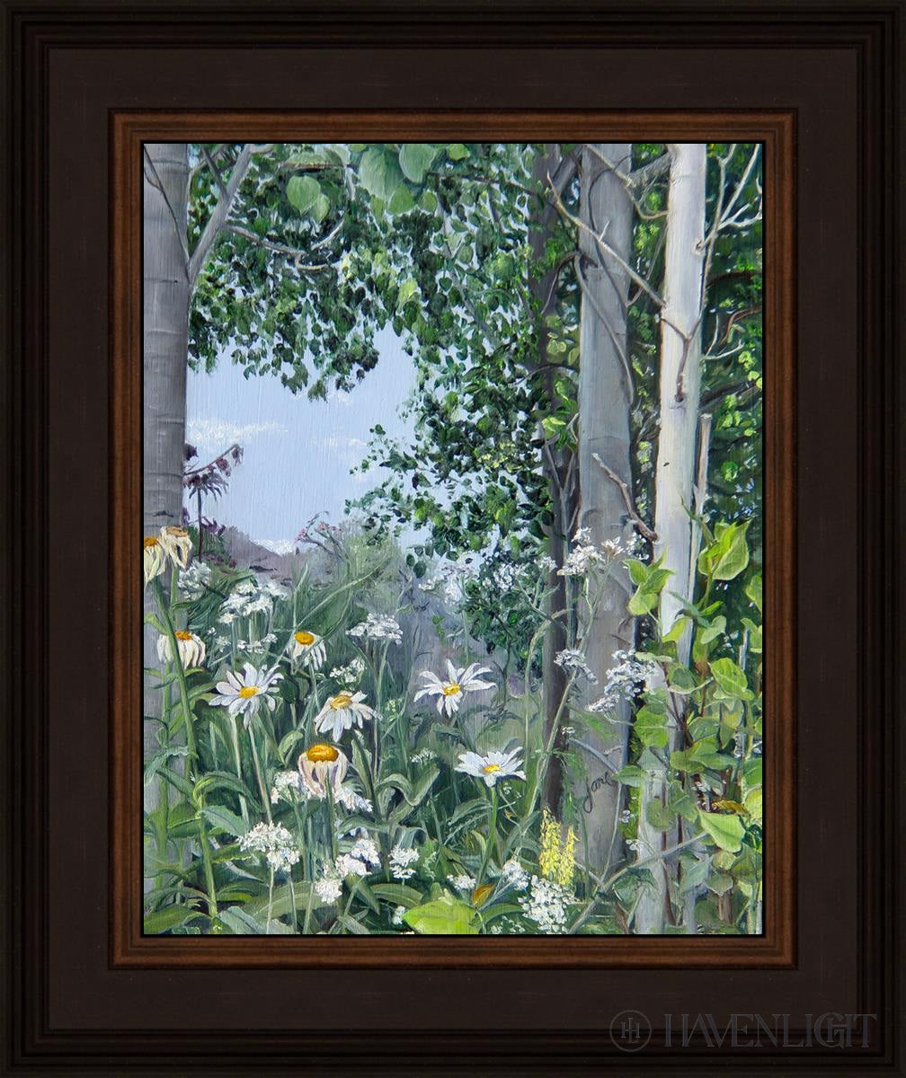 Quakies And Daisies Open Edition Print / 11 X 14 Brown 15 3/4 18 Art