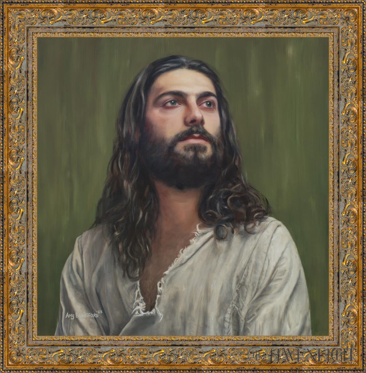 Redeemer Of The World Open Edition Canvas / 31 1/2 X 32 1/4 Gold 39 40 Art