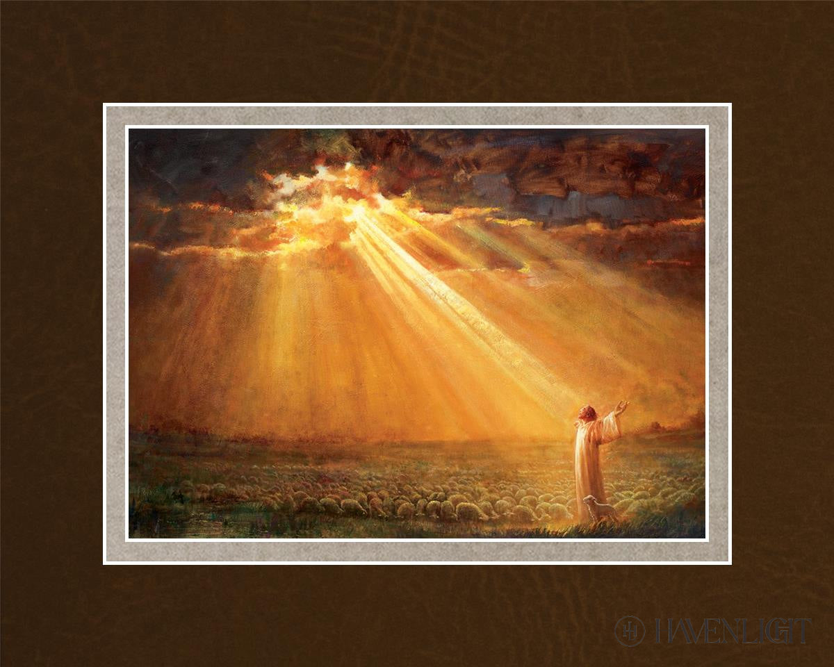 Rejoice In His Light Open Edition Print / 7 X 5 Matted To 10 8 Art