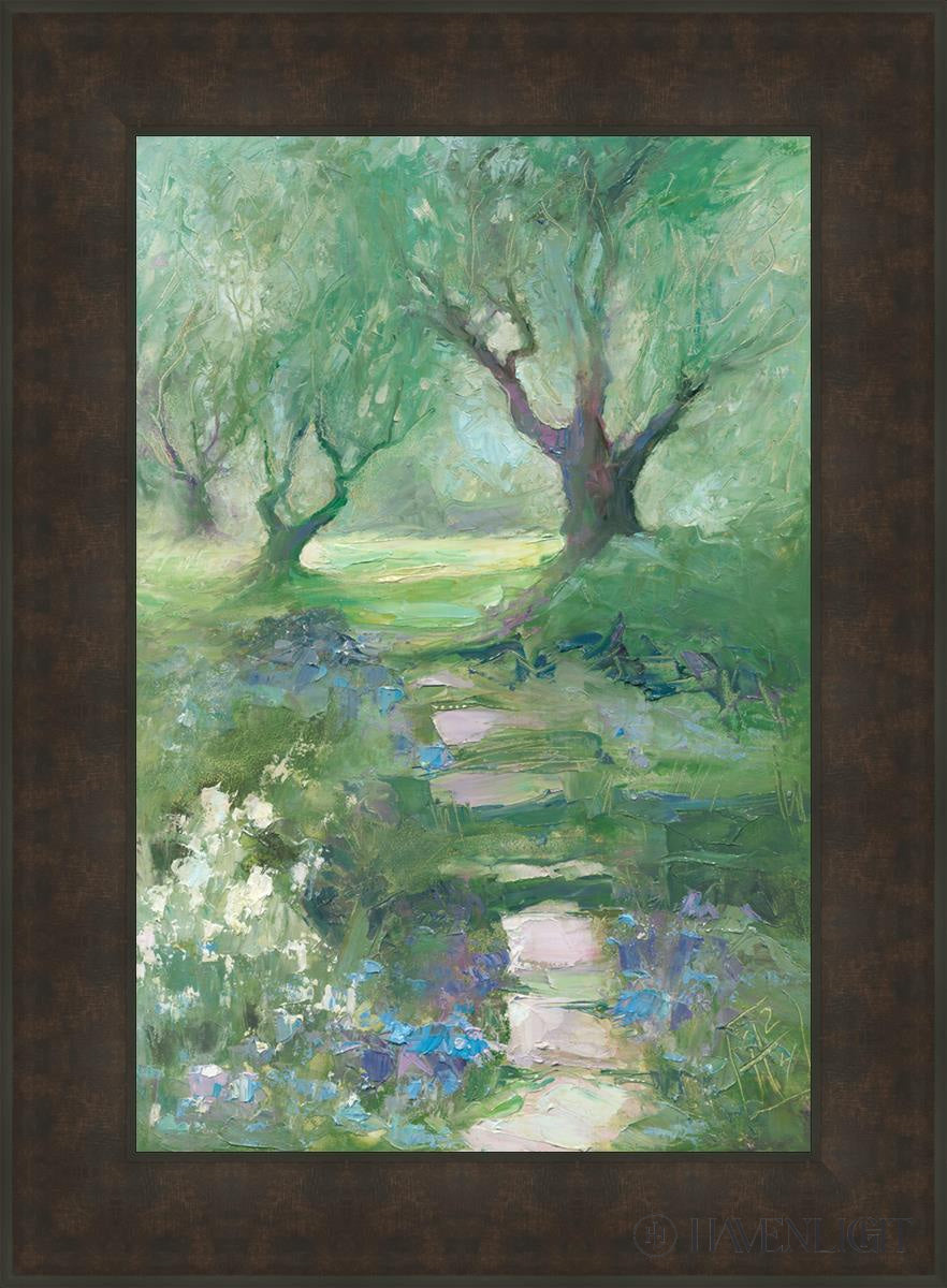 Sacred Arbores Open Edition Canvas / 20 X 30 Bronze Frame 27 3/4 37 Art