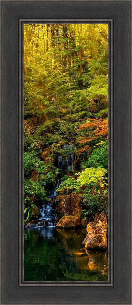 Secluded Pond Open Edition Canvas / 12 X 36 Black 18 1/2 42 Art