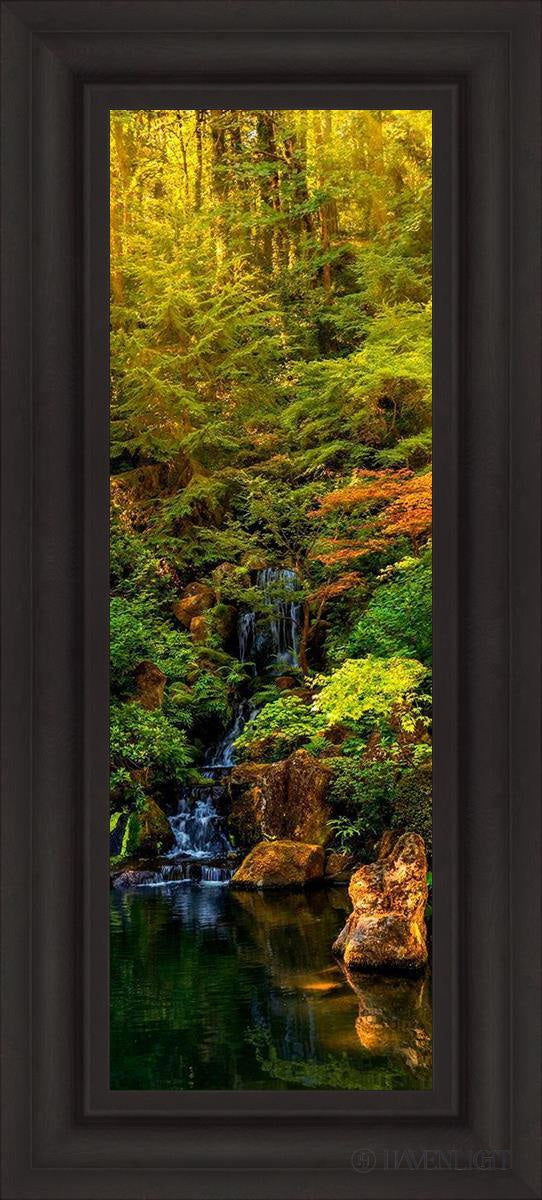 Secluded Pond Open Edition Canvas / 12 X 36 Brown 19 3/4 43 Art