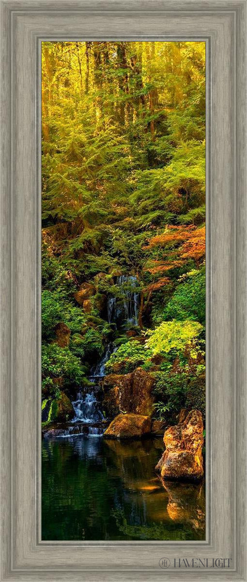 Secluded Pond Open Edition Canvas / 12 X 36 Gray 17 3/4 41 Art