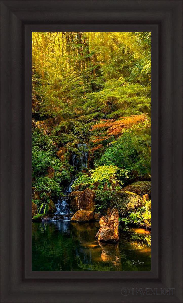 Secluded Pond Open Edition Canvas / 15 X 30 Brown 22 3/4 37 Art