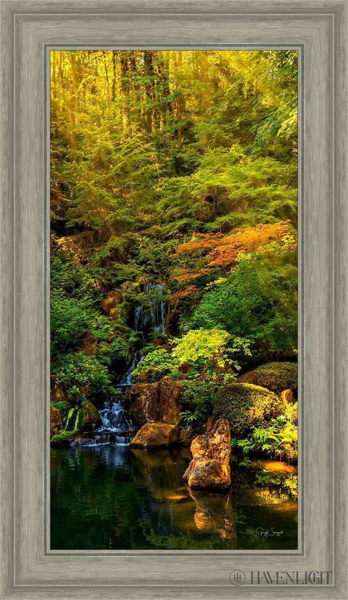 Secluded Pond Open Edition Canvas / 15 X 30 Gray 20 3/4 35 Art