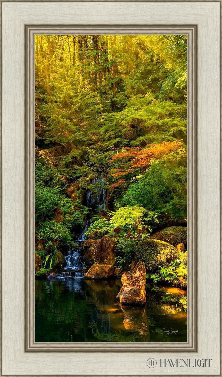 Secluded Pond Open Edition Canvas / 15 X 30 Ivory 21 1/2 36 Art