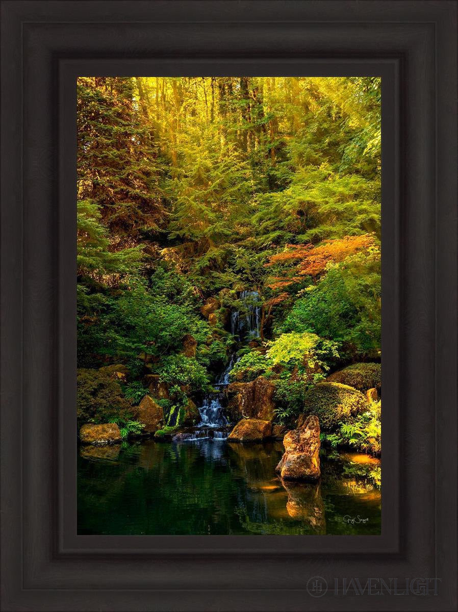 Secluded Pond Open Edition Canvas / 16 X 24 Brown 23 3/4 31 Art